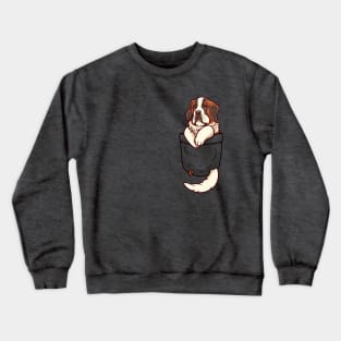 Pocket St Bernard Crewneck Sweatshirt